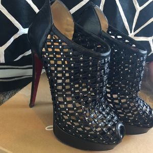 Christian Louboutin studded booties!